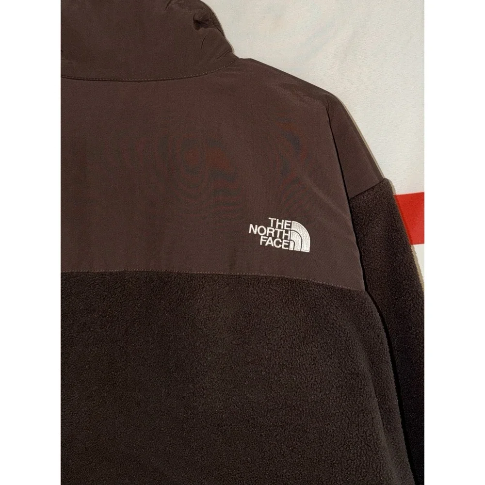 North Face Denali Jacket Mens Large Brown Fleece Full Zip Vintage